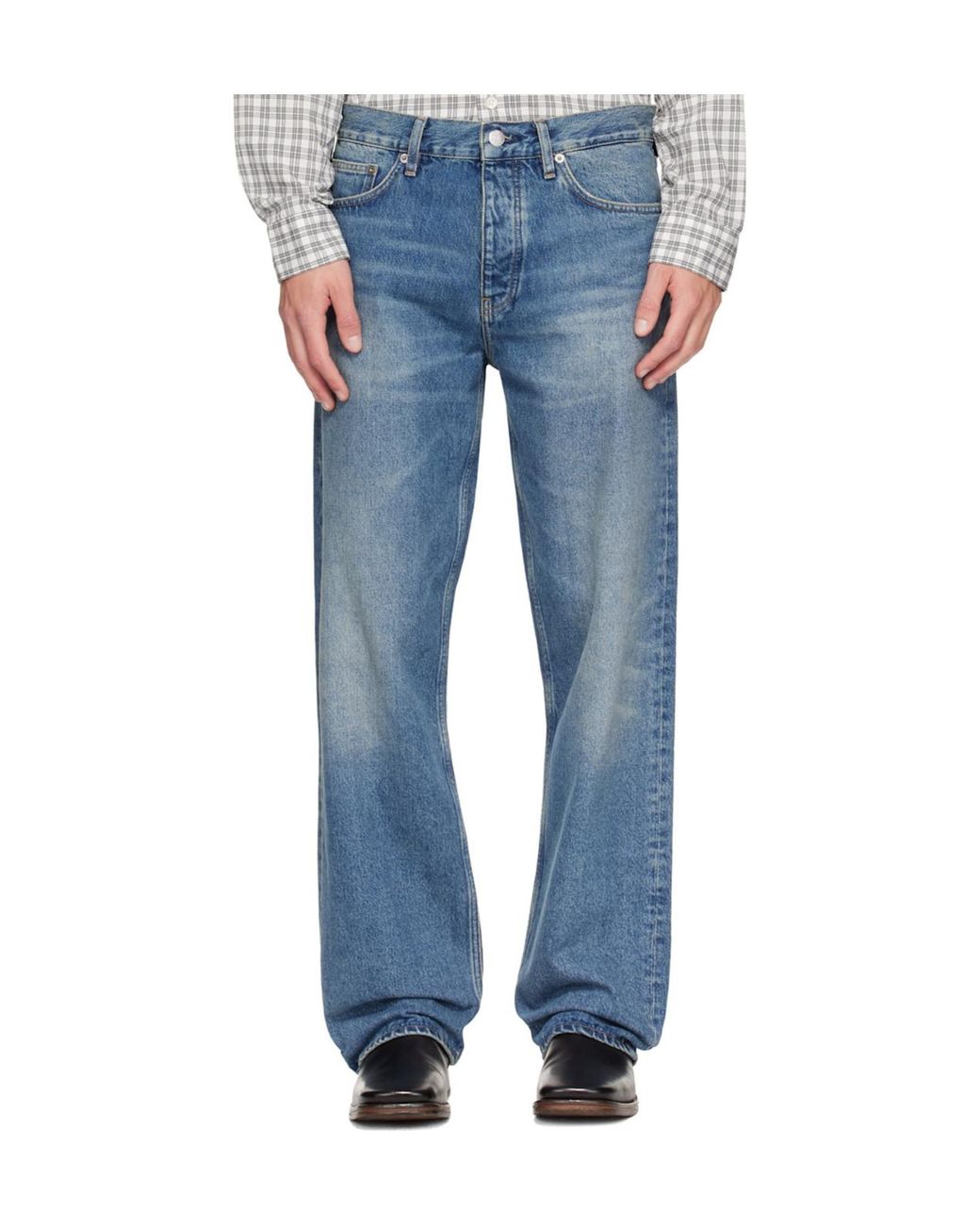 sunflower Blue Loose Fit Jeans for men