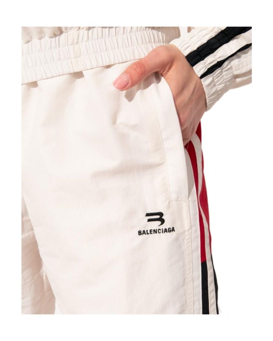 Balenciaga Natural Sporty B Track Pants
