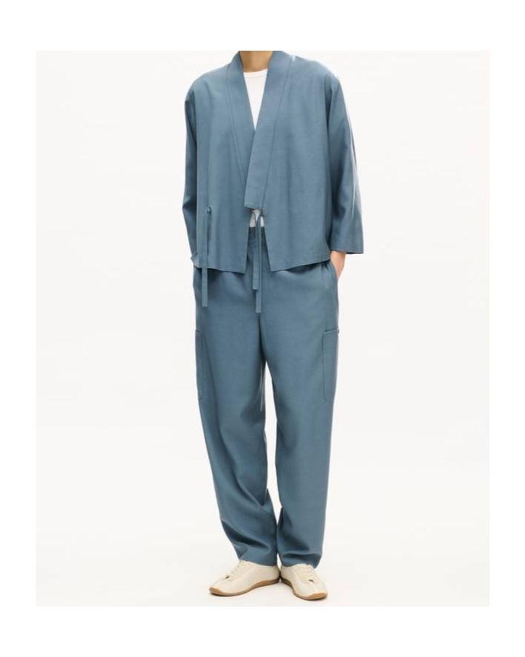 KENZO Blue Cargo Jogpants for men
