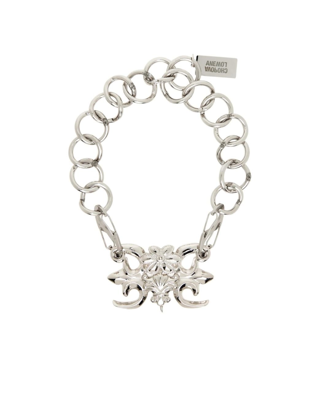 Chopova Lowena Metallic Fleur Necklace for men