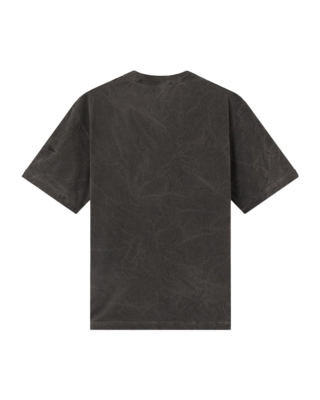 Stone Island Black Embroidered Logo Crewneck T-Shirt for men