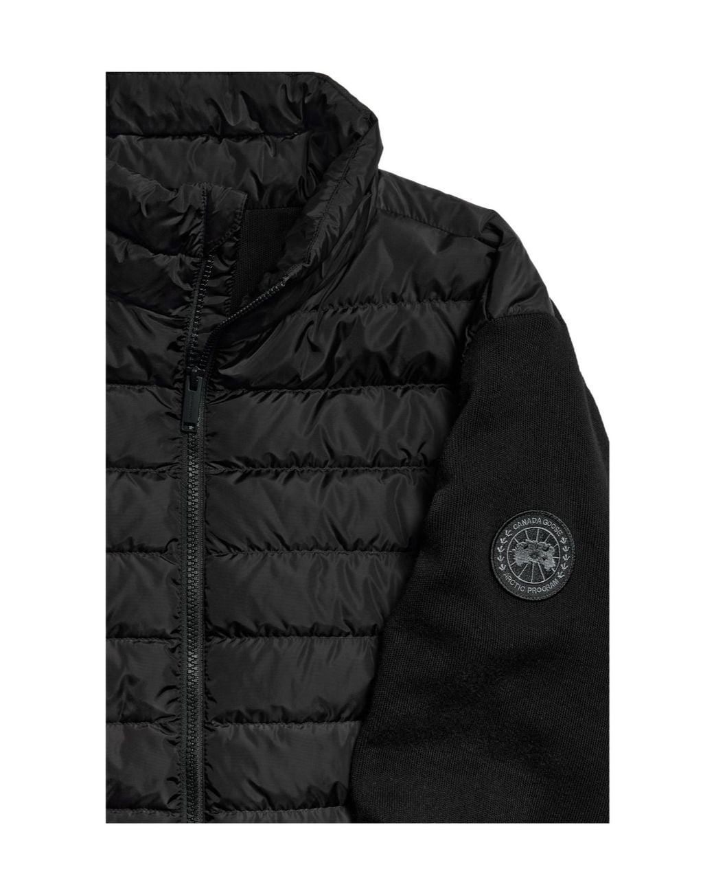 Canada Goose Black Hybridge Flavio Quilted Jacket for men