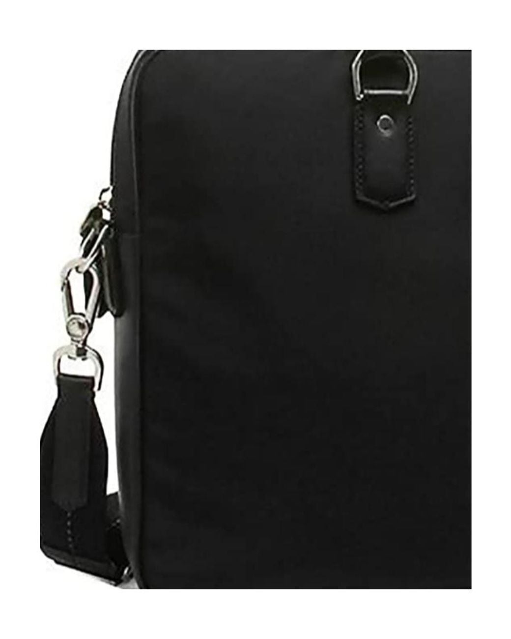Dunhill Black Top Handle Briefcase for men