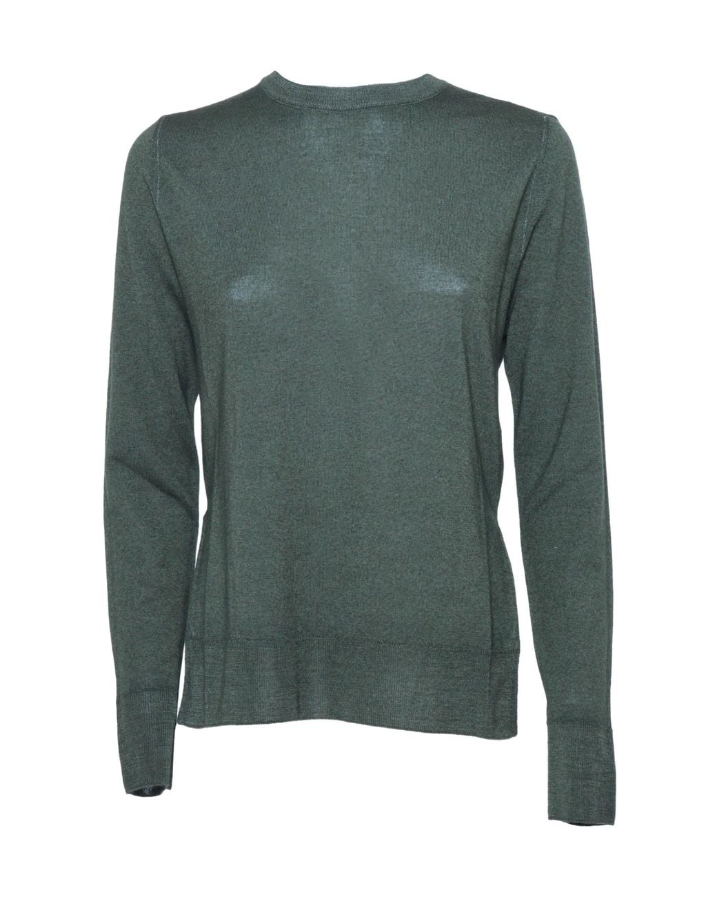 Aspesi Green Long-Sleeved Sweater