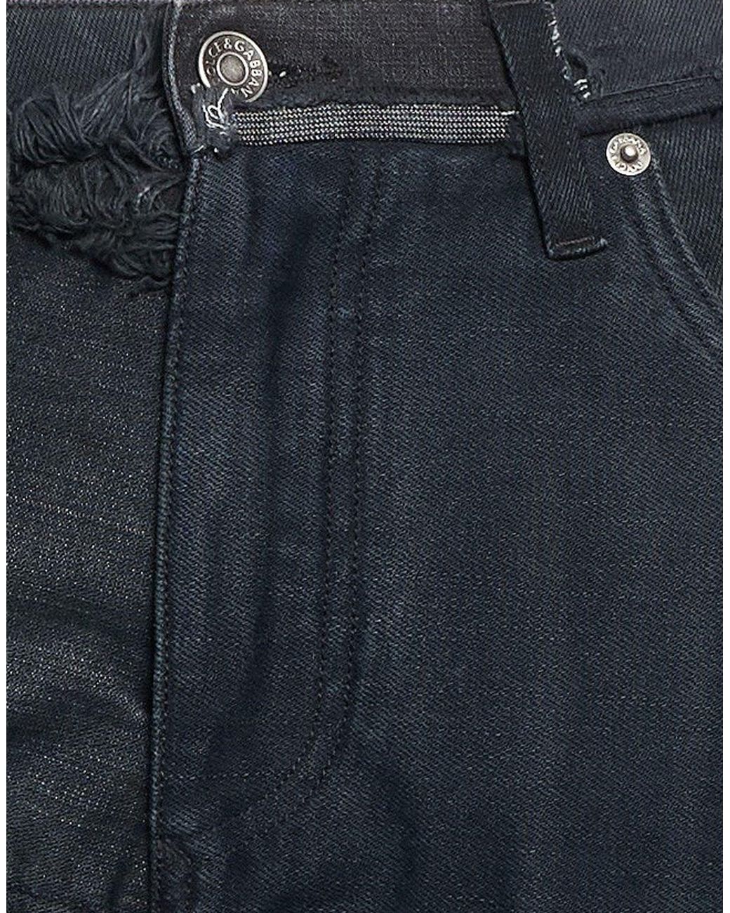 Dolce & Gabbana Blue Slim-Fit Denim Jeans