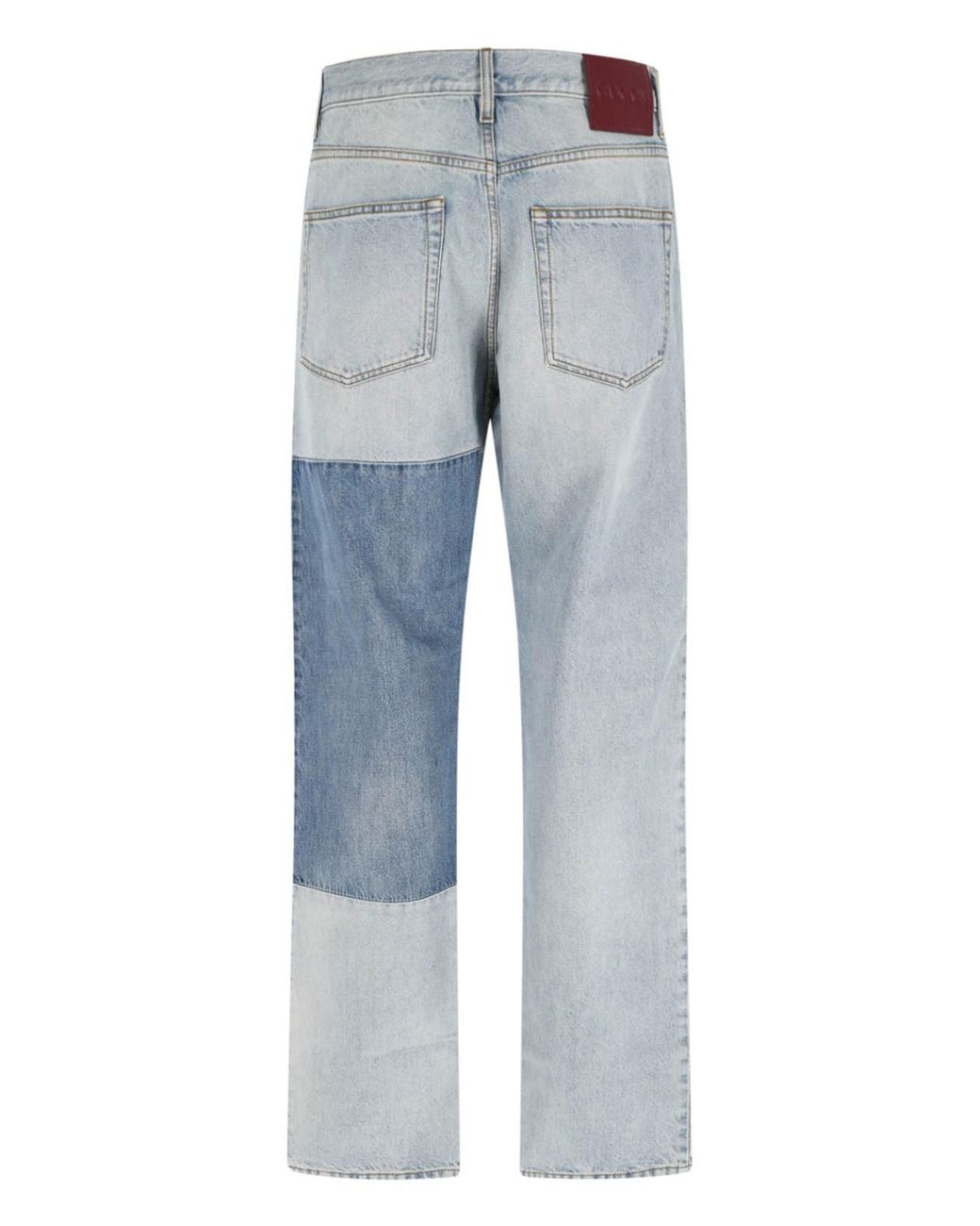 Gucci Blue Loose Fit Denim Pants for men