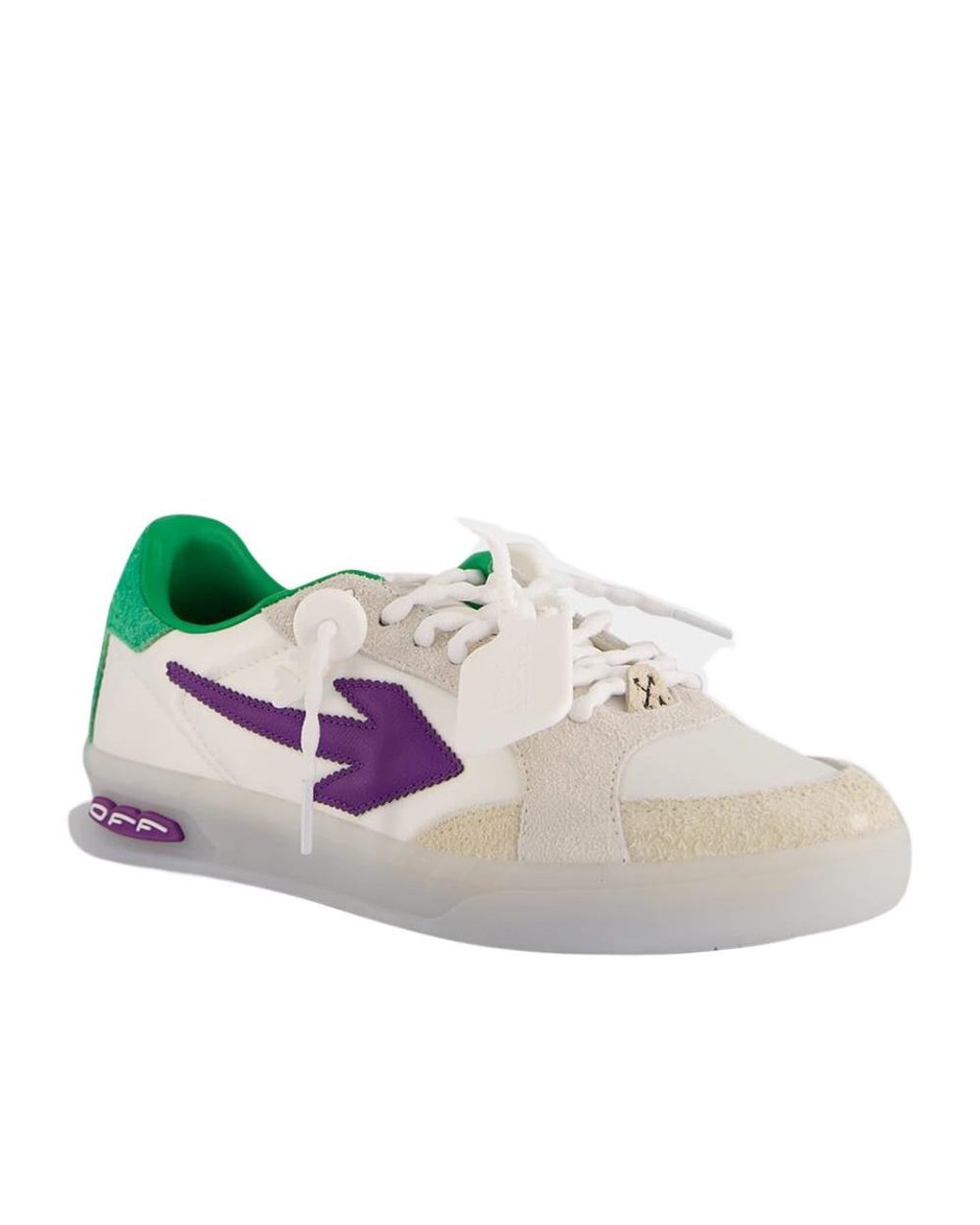 Off-White c/o Virgil Abloh Green End Of Play Low-Top Sneakers for men