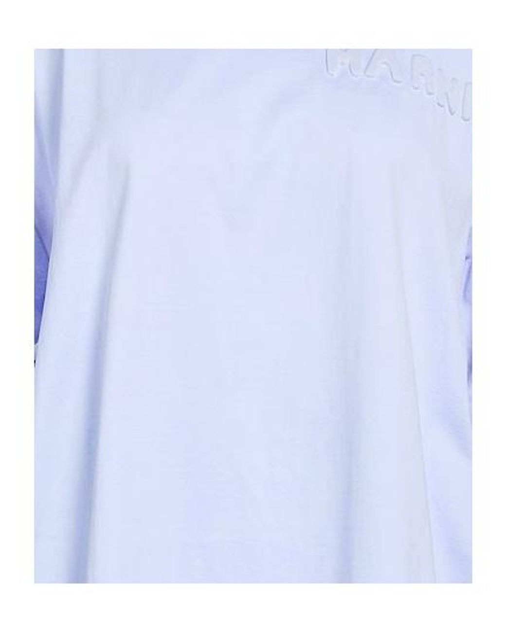 Marni Blue Relaxed Twotone Shortsleeve Tshirt