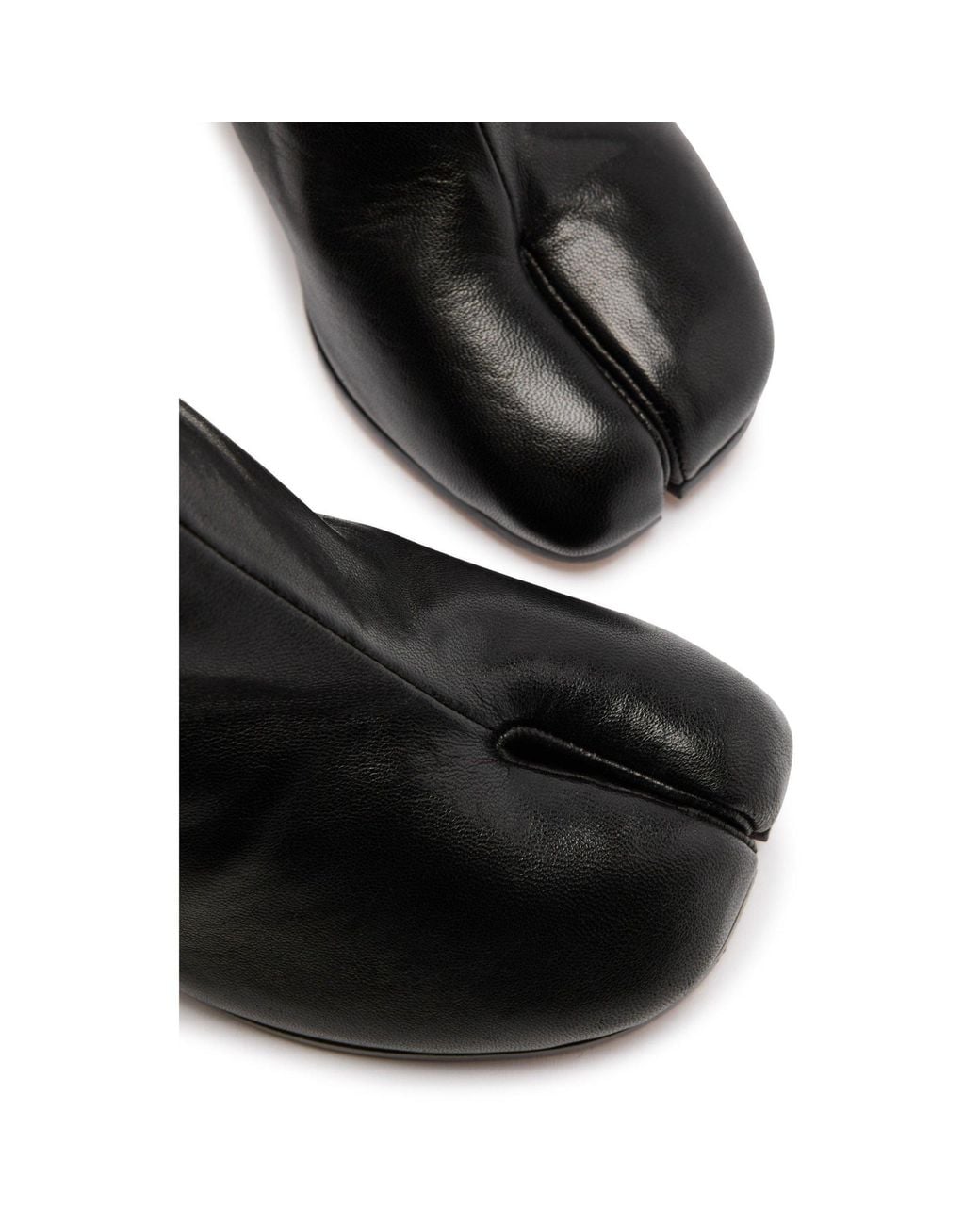 Maison Margiela Black Leather Ankle Boots