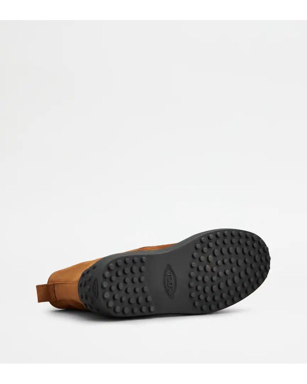 Tod's Brown Winter Gommino Ankle Boots