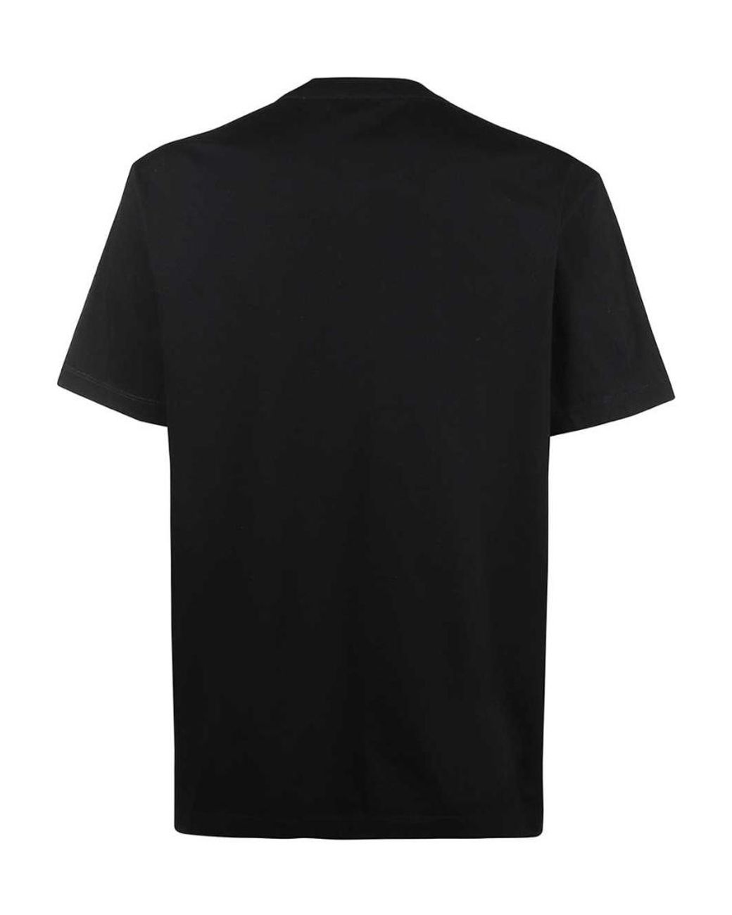 Versace Black Medusa Head-Print T-Shirt for men