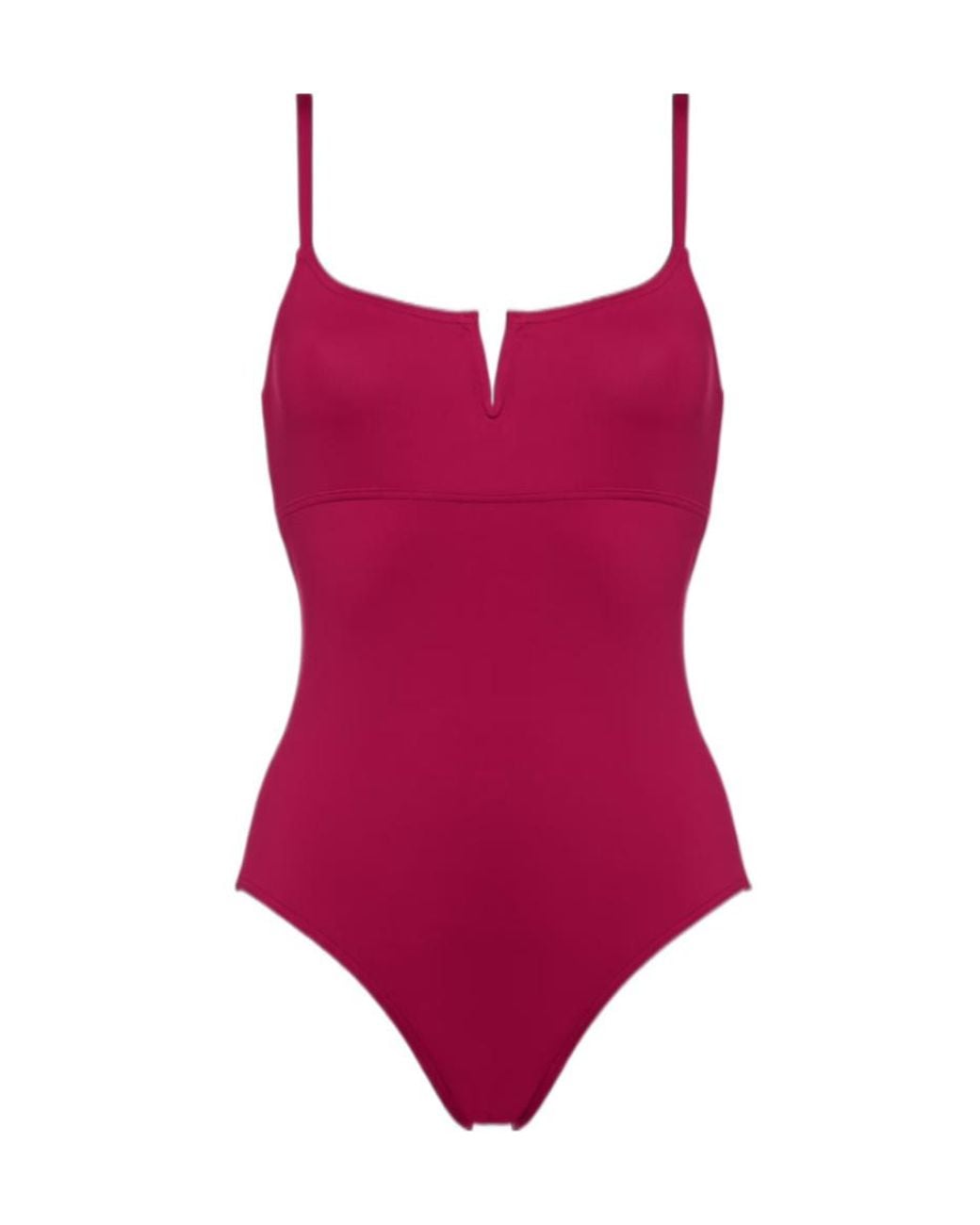 Eres Red Intense Scoop-Neck Swimsuit