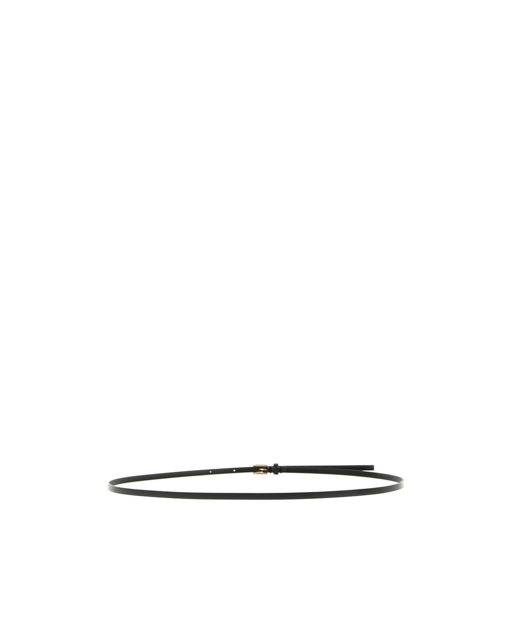 Tom Ford White Slim Patent Belt