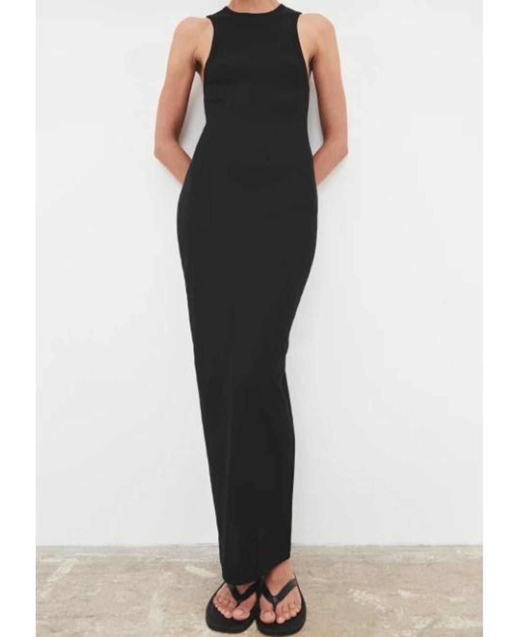 Wardrobe NYC Black Racer Dress