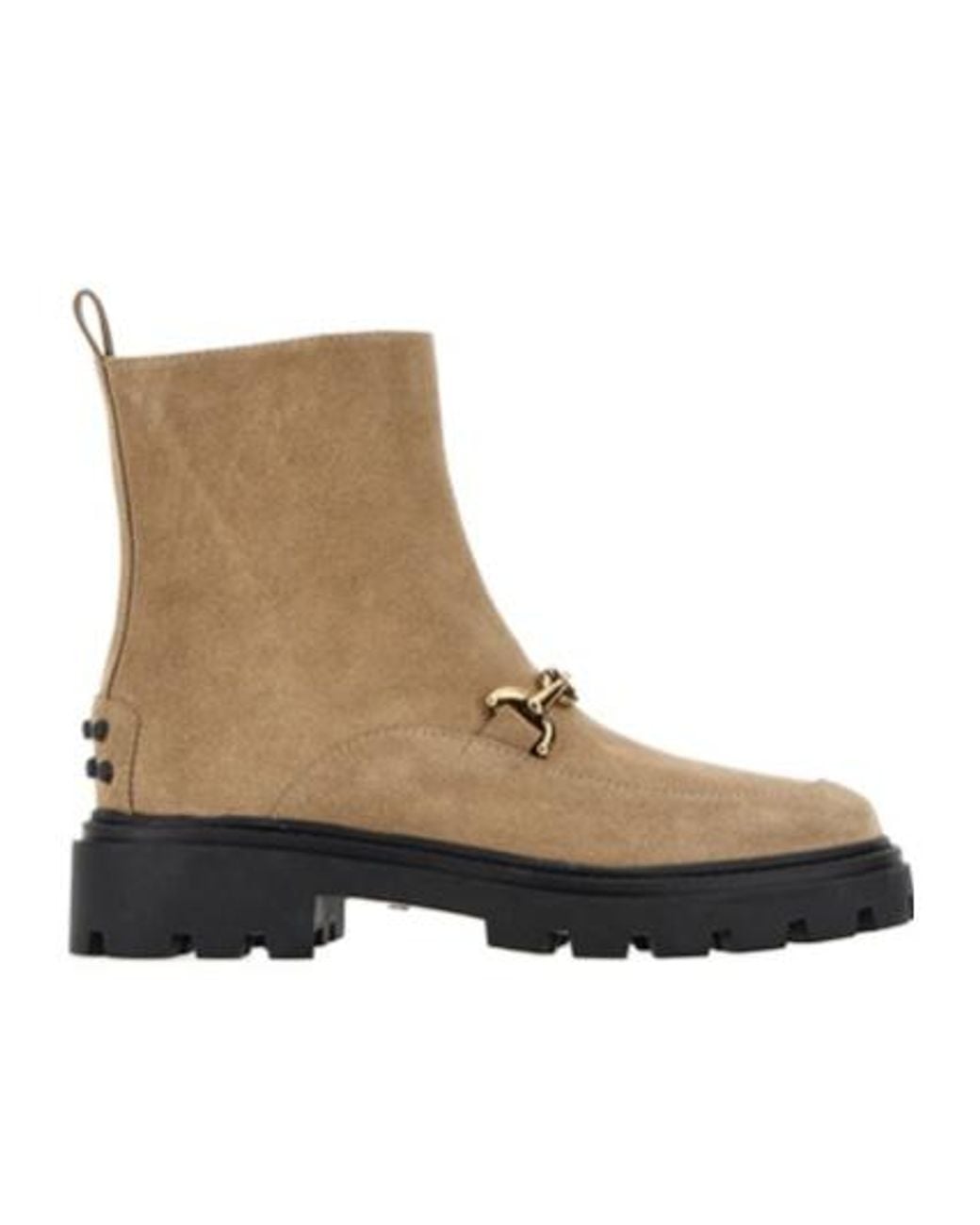 Tod's Brown Suede Ankle Boots