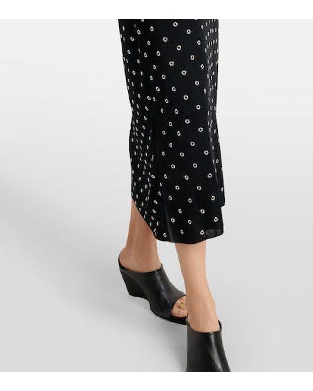 Altuzarra Black Studded Jersey Maxi Dress