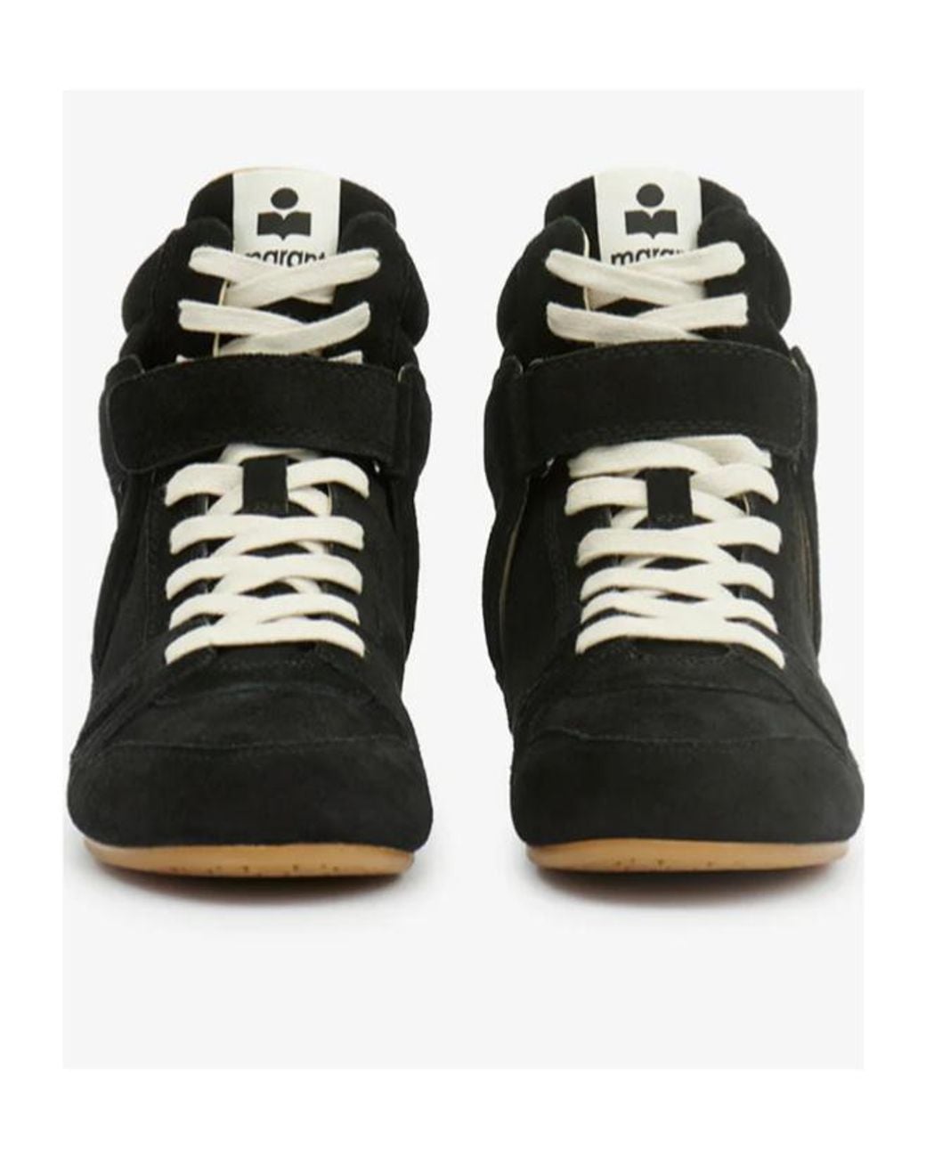 Isabel Marant Black Senny High Sneakers