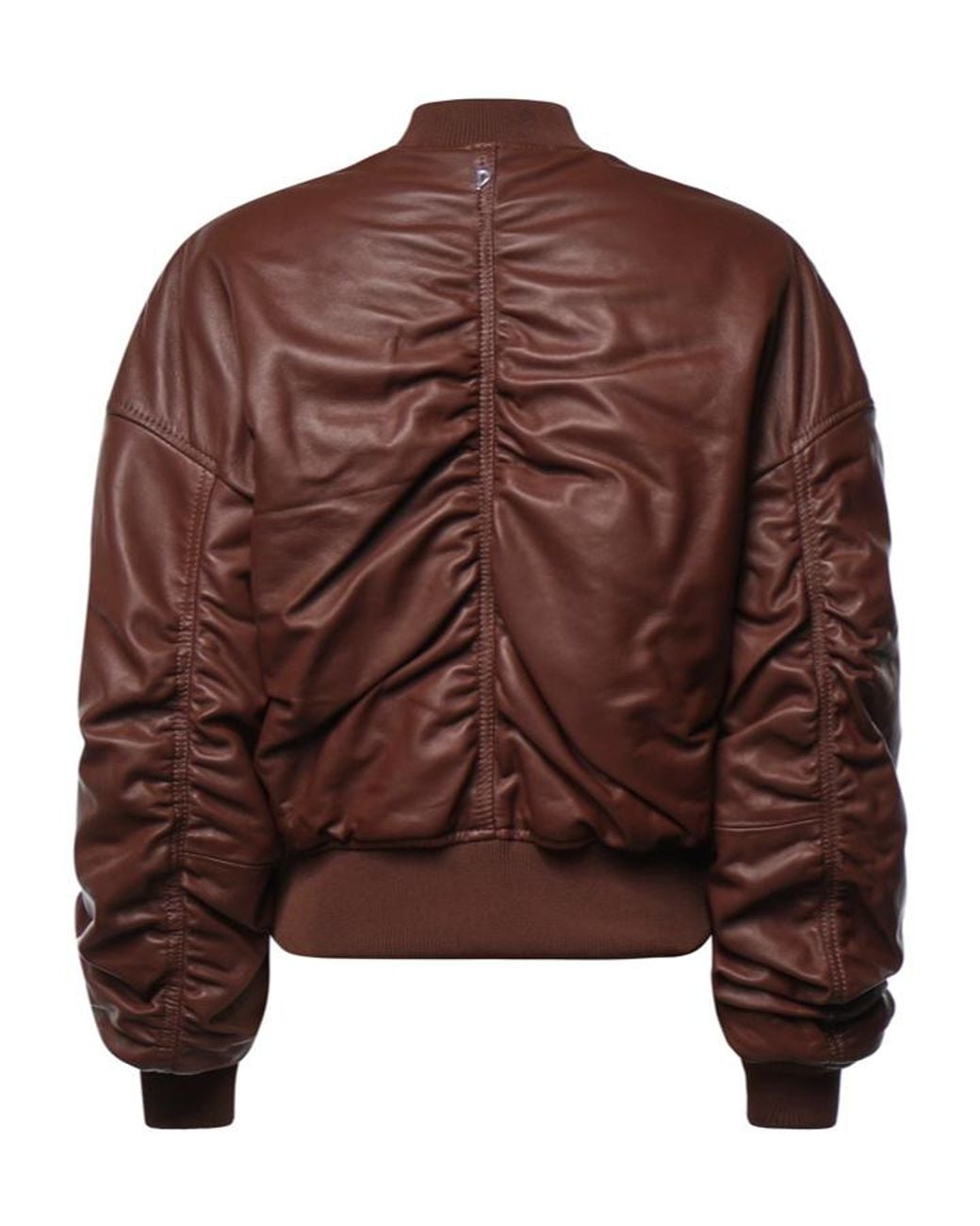 Dondup Brown Oversized Bomber Jacket