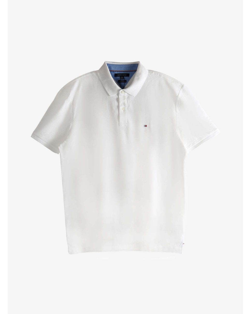 Tommy Hilfiger White Short-Sleeved Polo Shirt for men