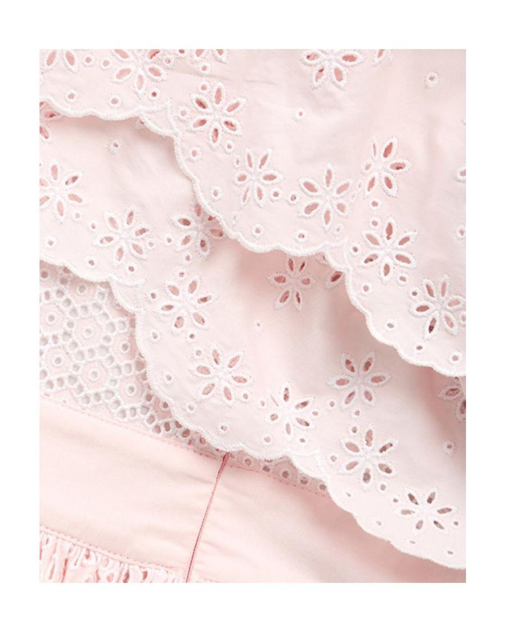 Philosophy Di Lorenzo Serafini Pink Hollowed-Out Dress