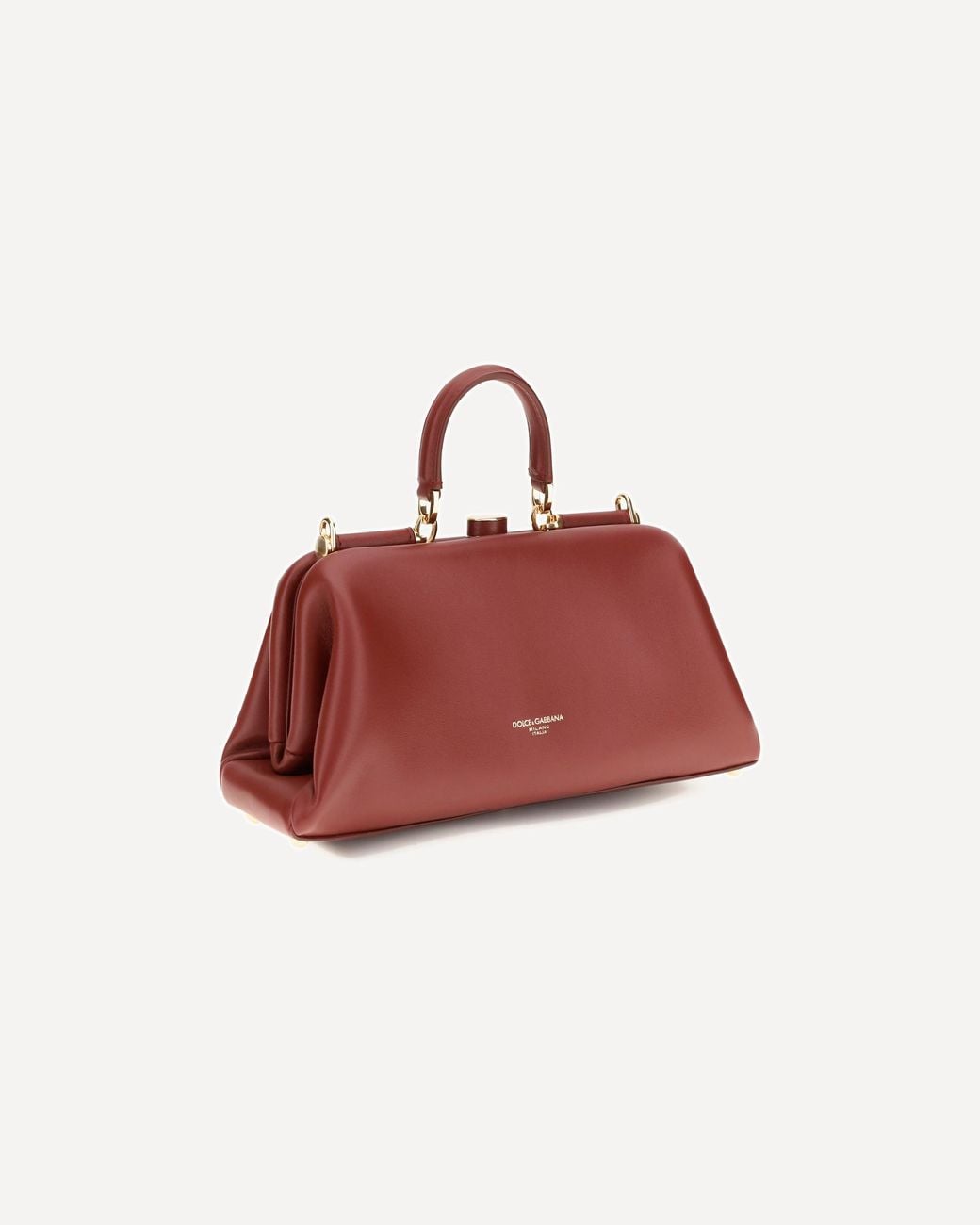 Dolce & Gabbana Red Logo Stamp Tote Bag