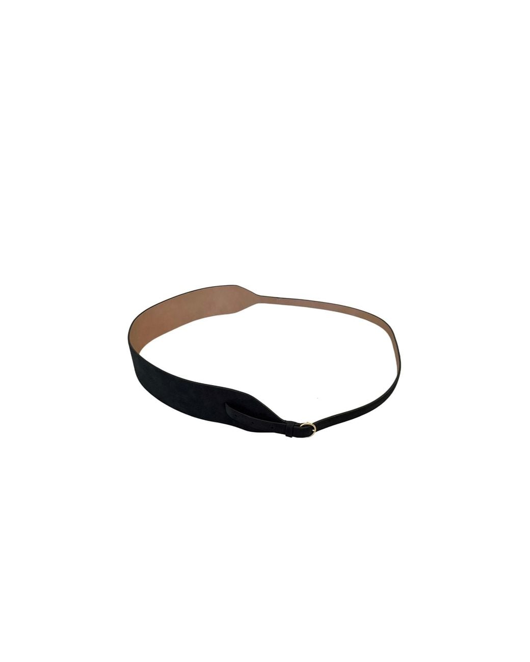 Alaïa White Alaïa Asymmetric Buckle Detailed Belt