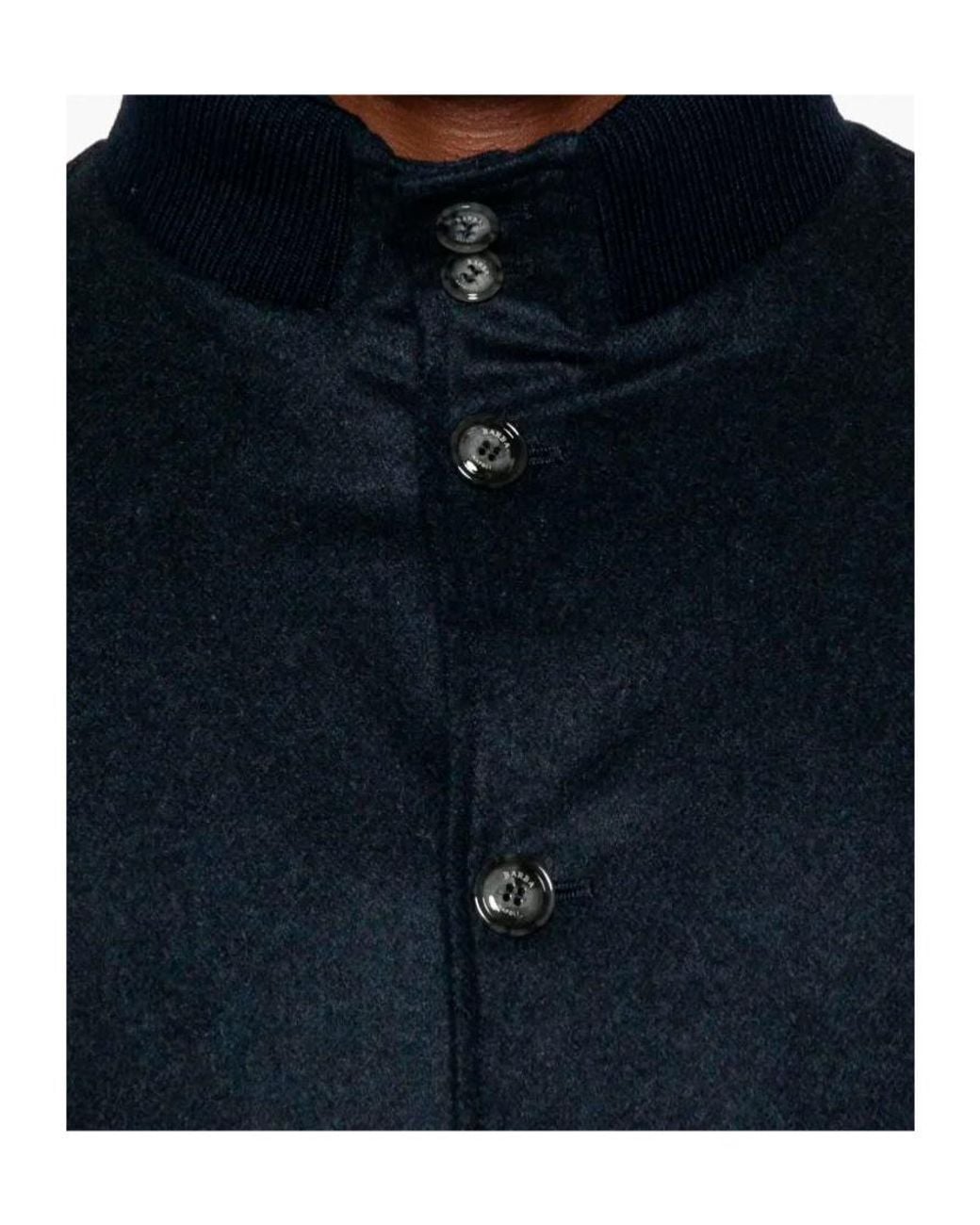 Barba Napoli Blue Barba Vermont Bomber Jacket for men