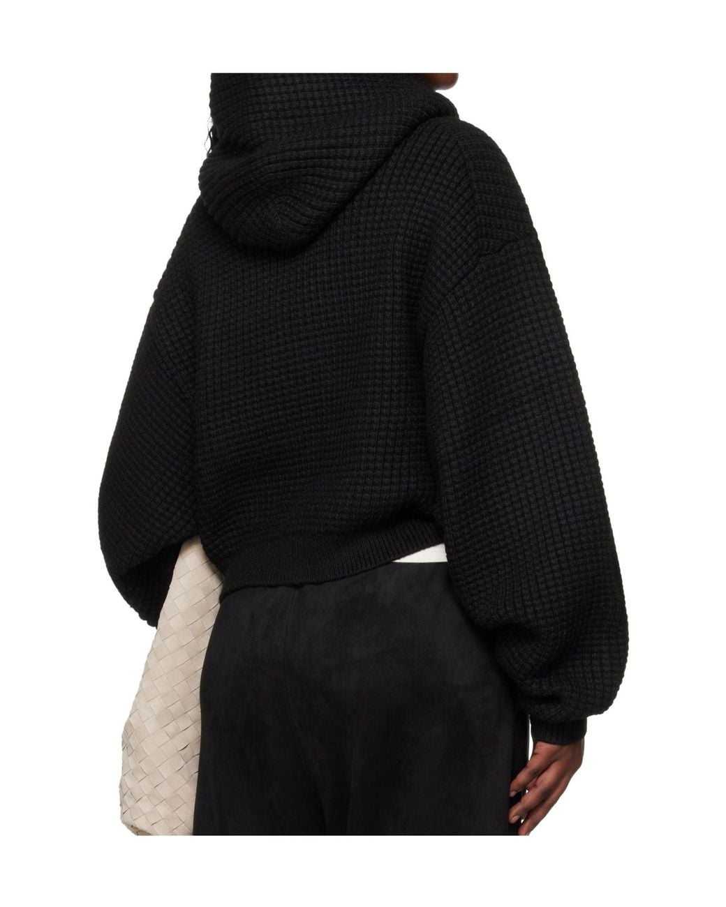 Fear Of God Black Heavy Waffle 90S Hoodie