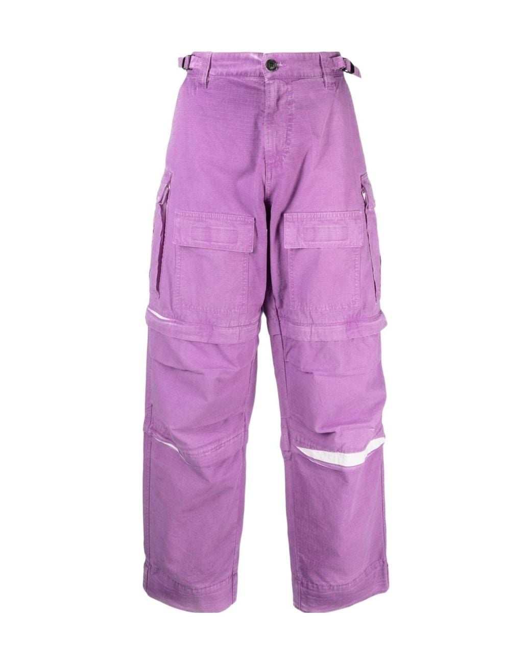 DARKPARK Purple Logo Cargo Pants