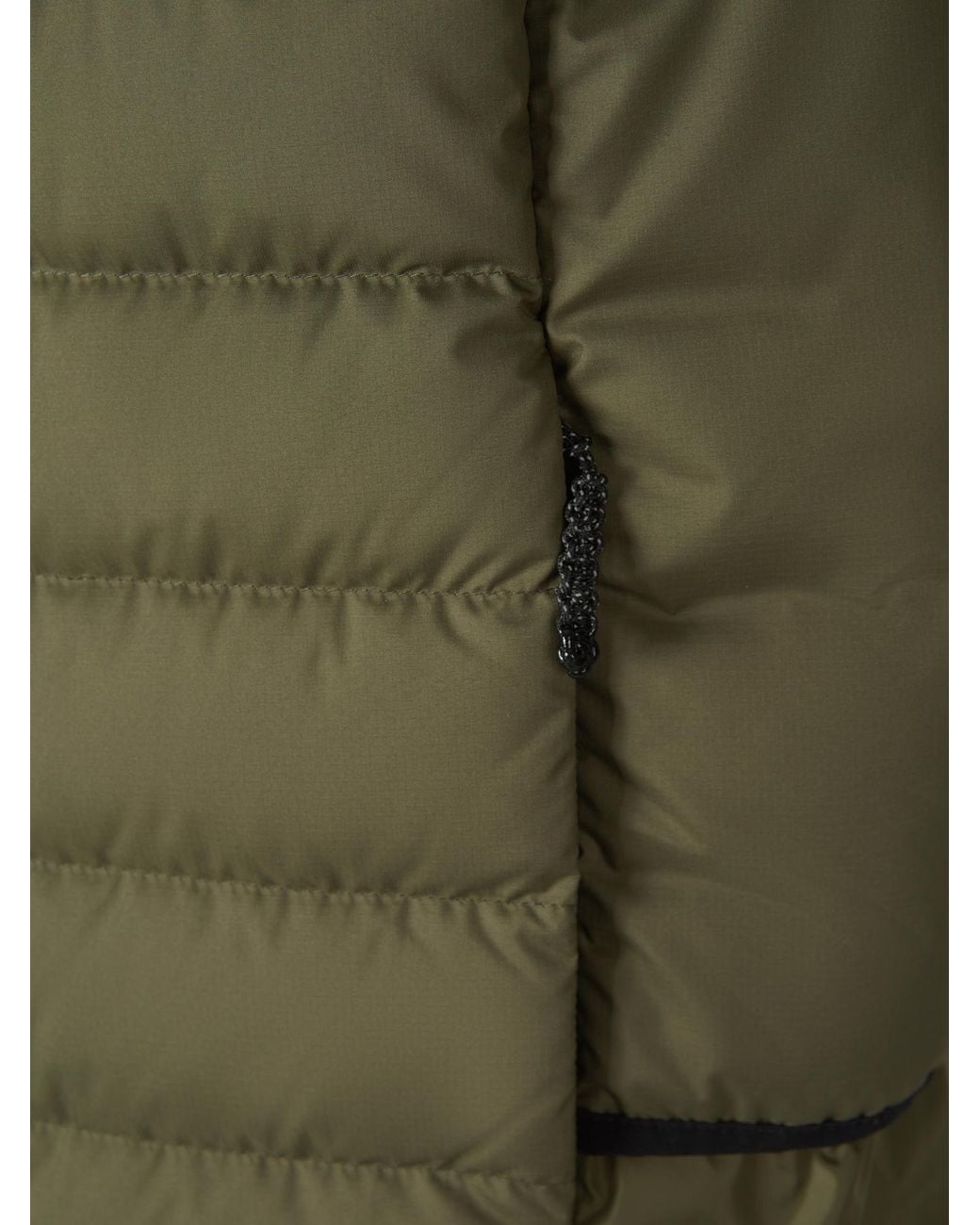 Moncler Green Zip-Up Padded Down Gilet for men