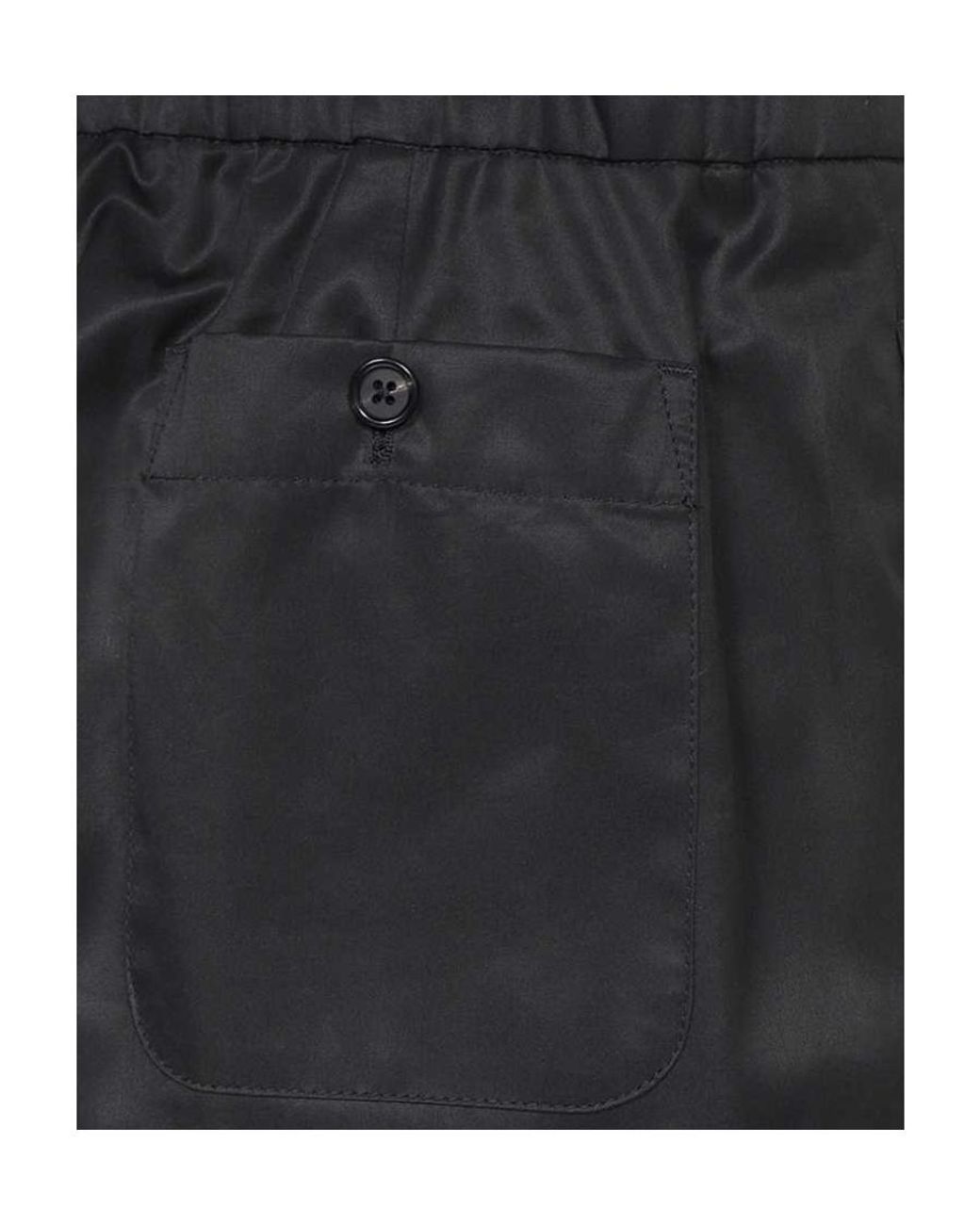 McQueen Blue Panelled Knee-Length Shorts for men