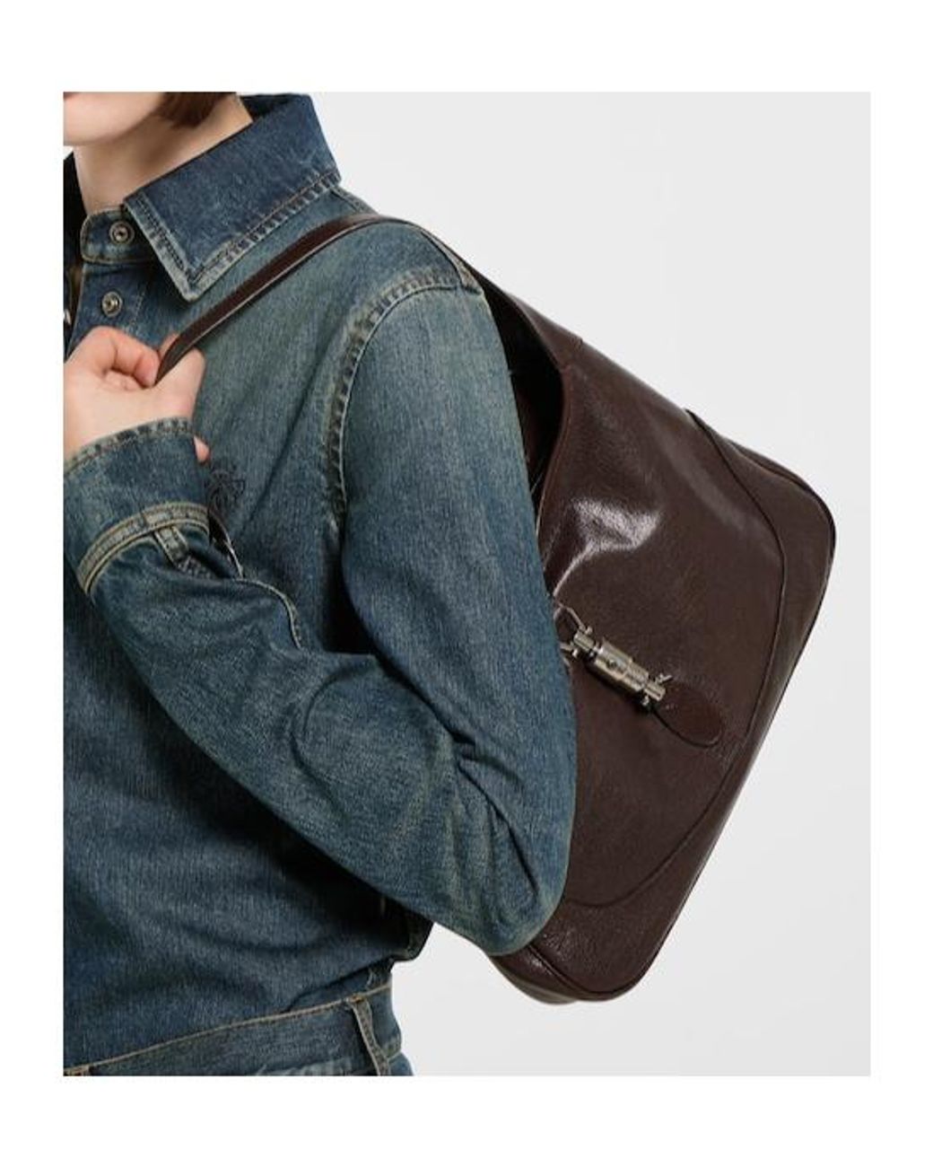 Gucci Brown Jackie 1961 Medium Shoulder Bag