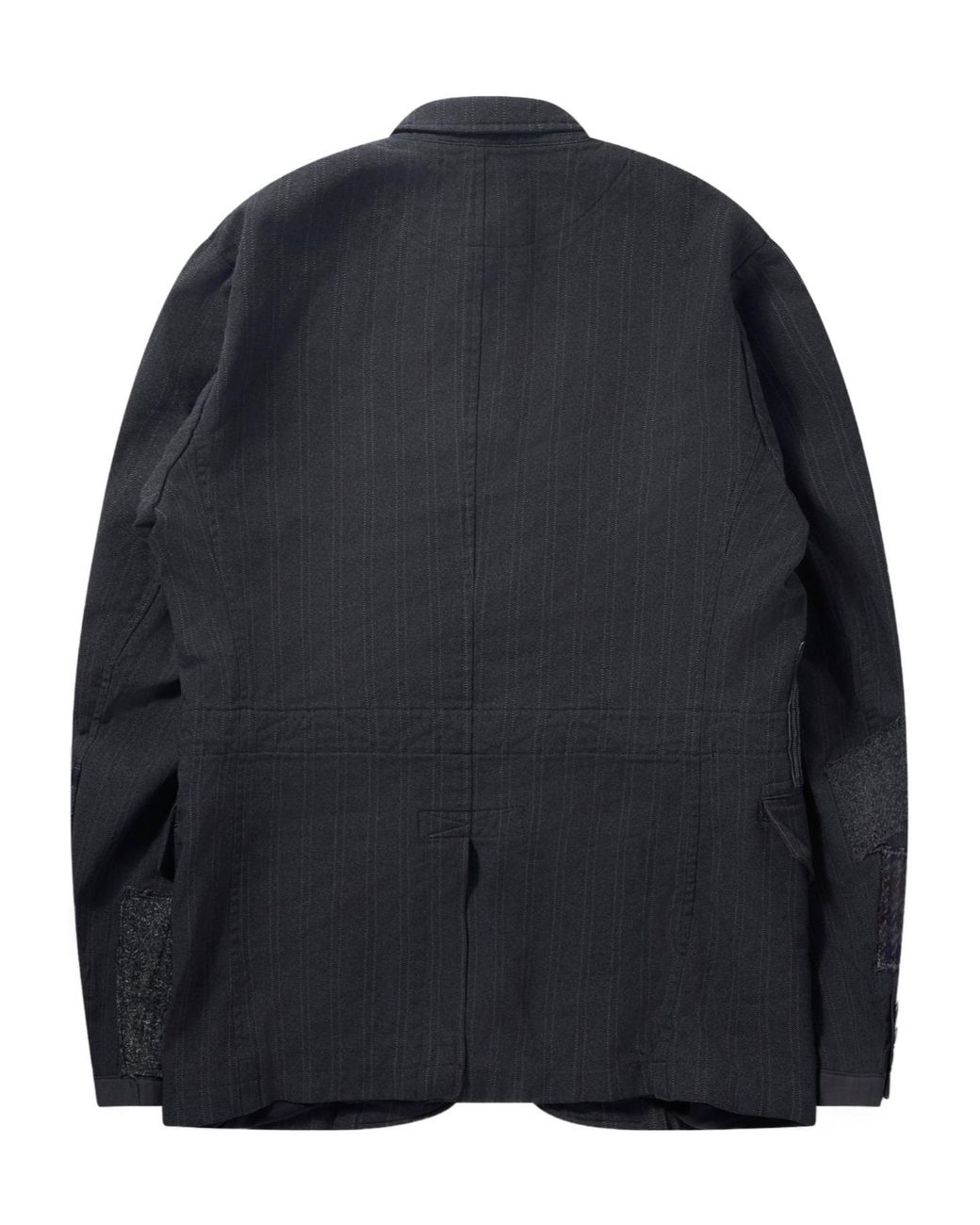 Junya Watanabe Black Patchwork Design Suit Jacket for men