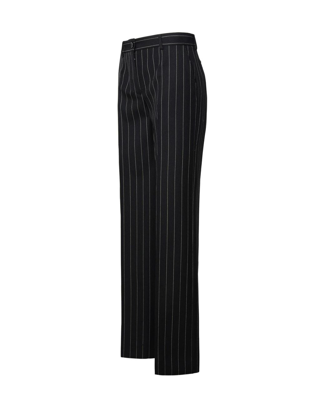 Dolce & Gabbana Black Virgin Wool Trousers