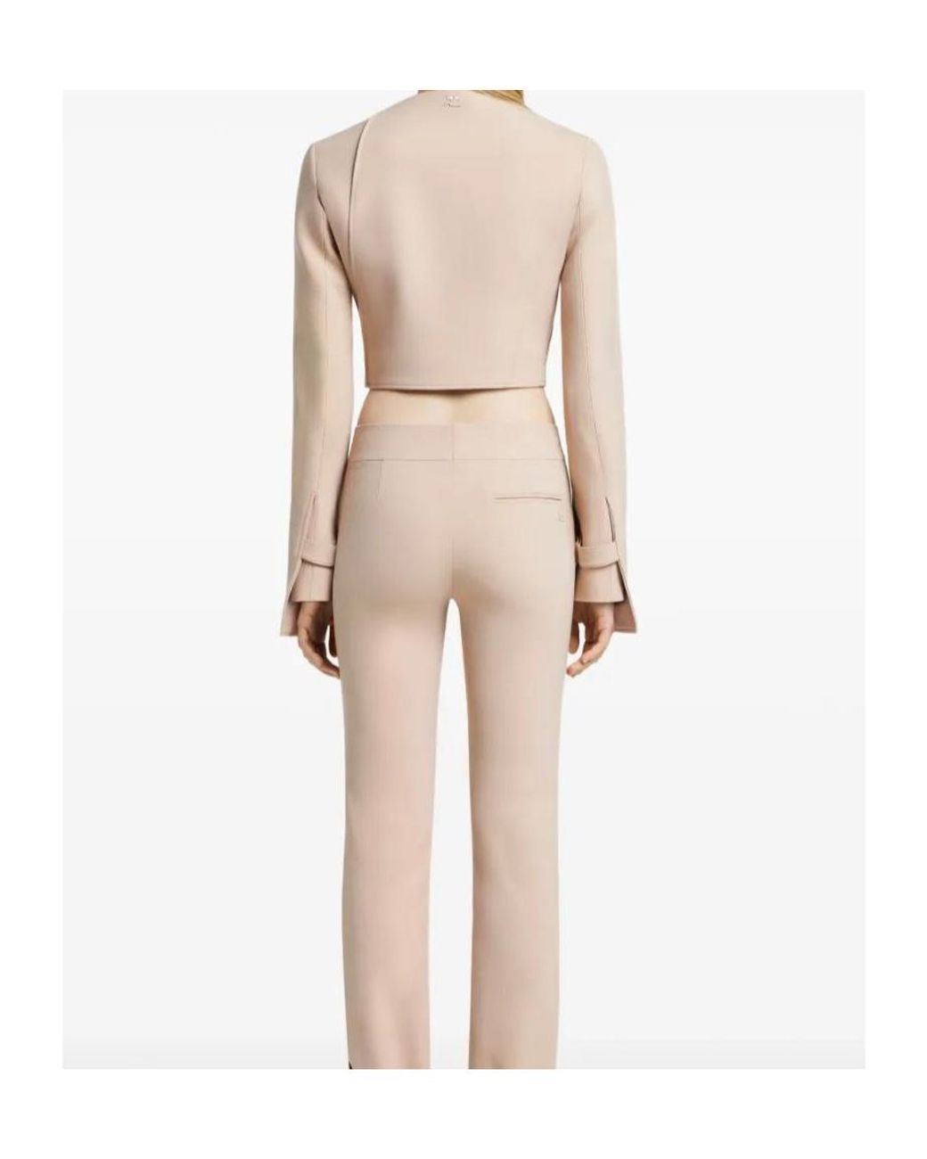 Courreges White Button Jacket