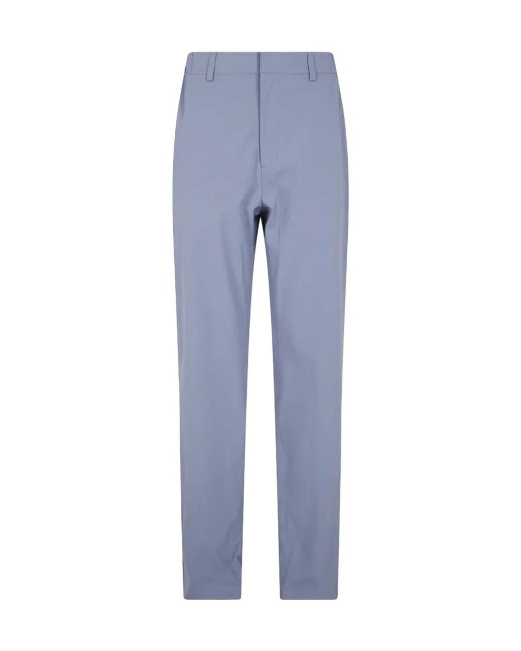Rains Blue Casual Pants With Belt Loops
