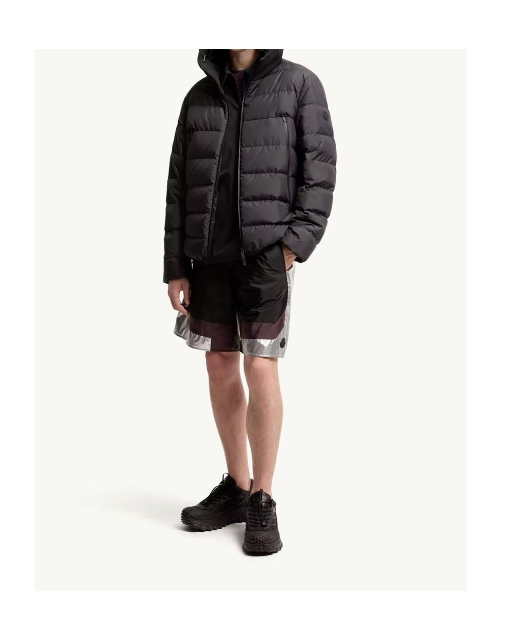 Moncler Black Vega Hooded Down Jacket for men