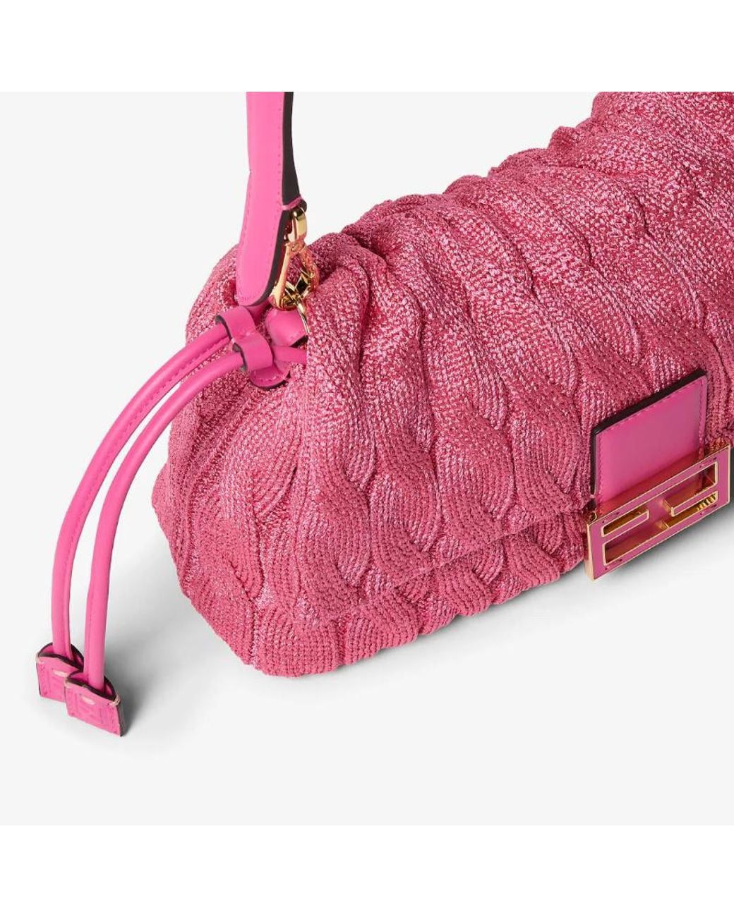 Fendi Pink Mamma Baguette Medium