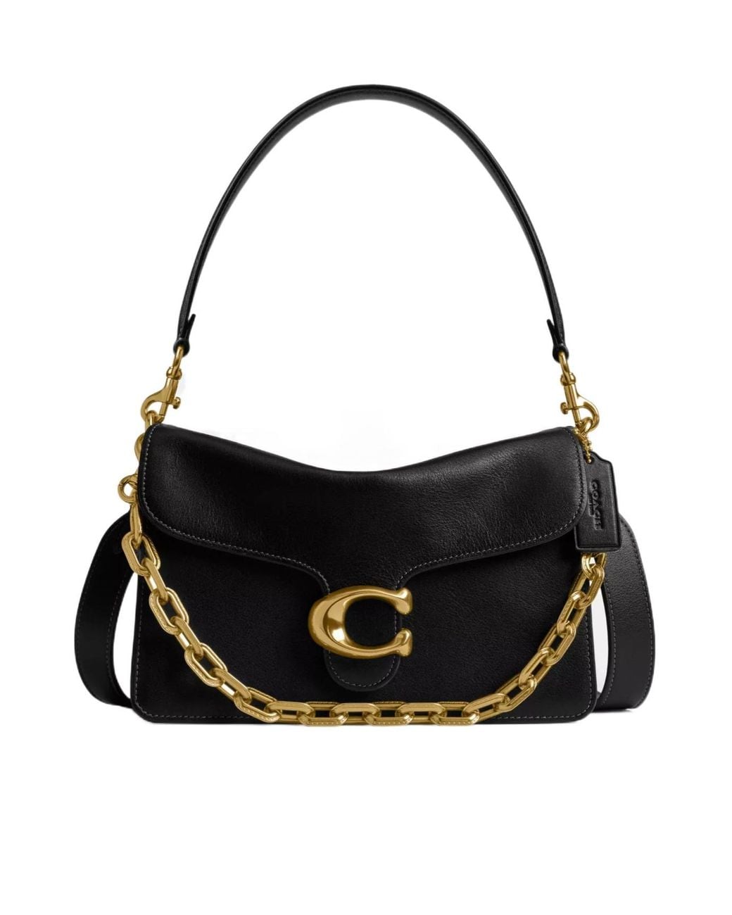COACH Black Chain Tabby Bag