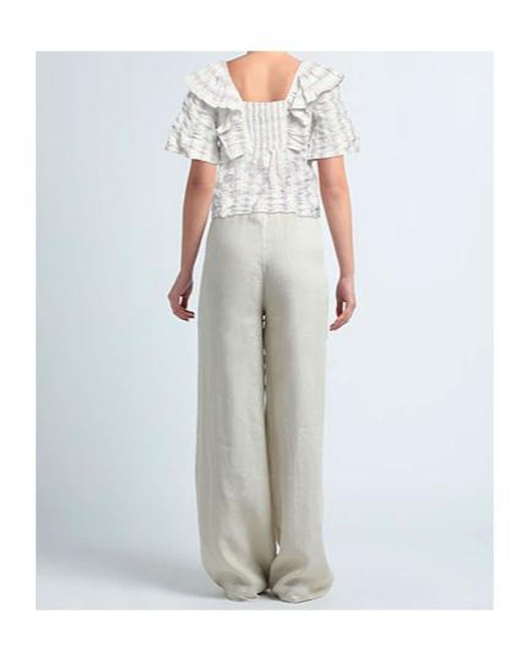 Ganni White Printed Cover-Up