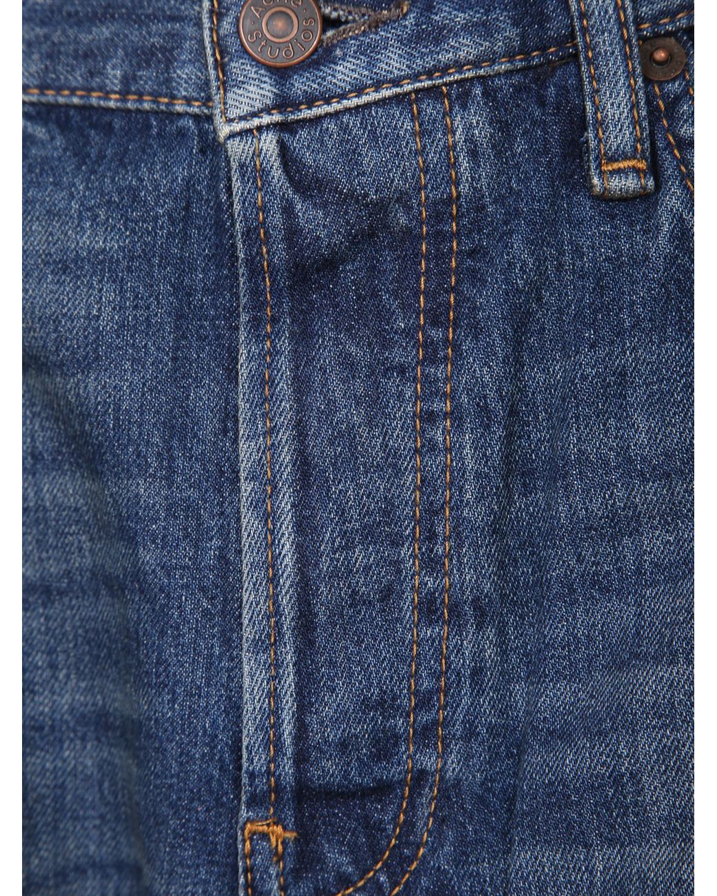 Acne Blue Loose Fit Jeans for men