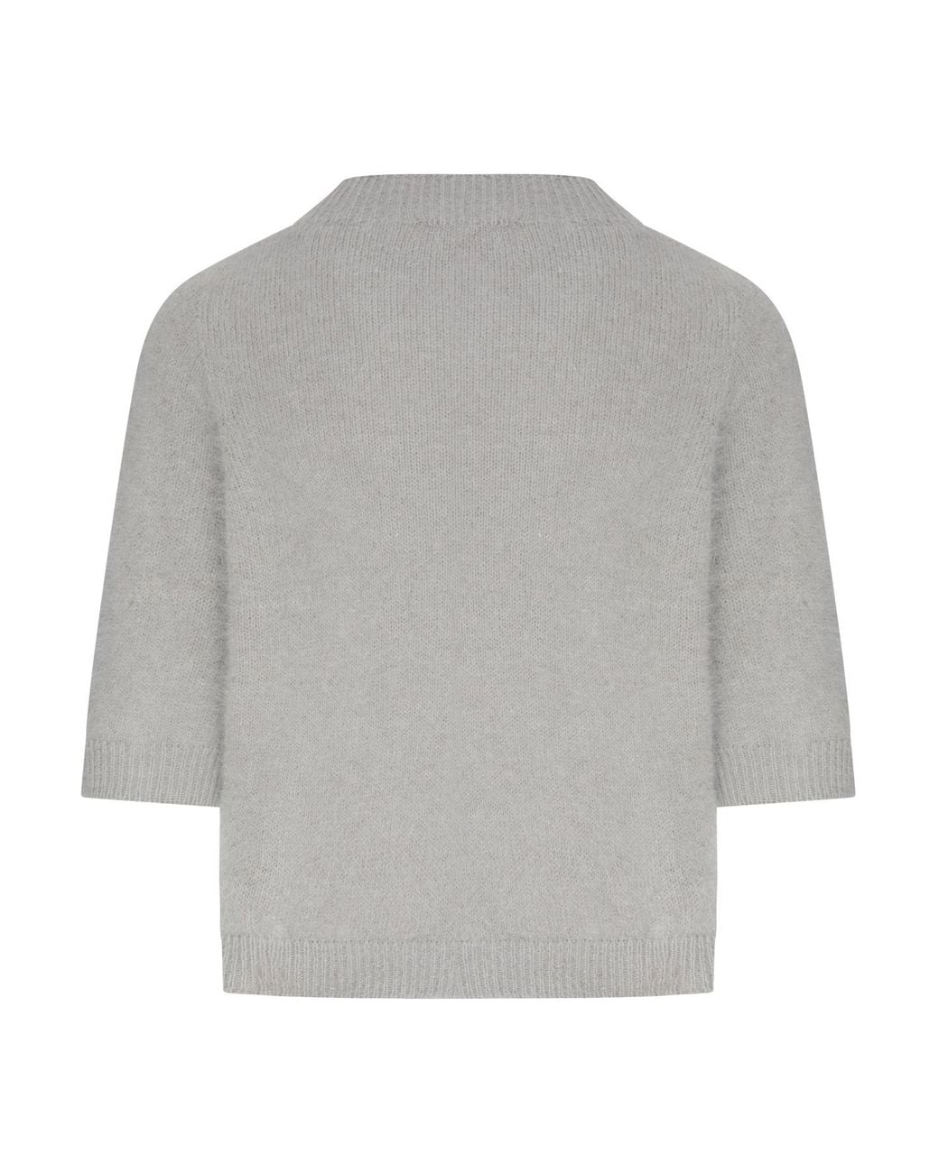 Roberto Collina Gray Short Sleeved Jumper