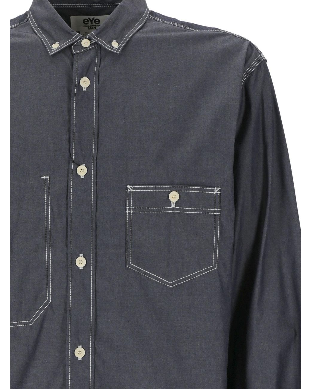 Junya Watanabe Black Button-Down Shirt for men