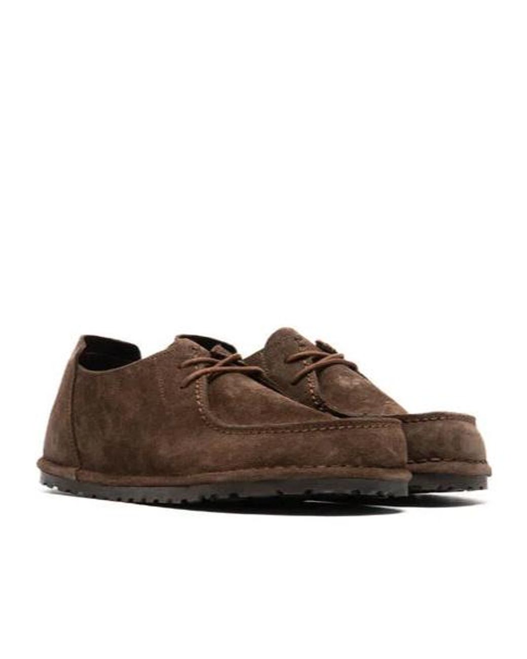 Birkenstock Brown Utti Moccasin Lace-Up Shoes for men