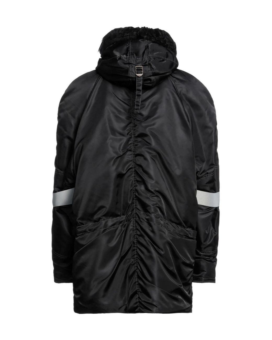 MM6 by Maison Margiela Black Warm Fleece Coat