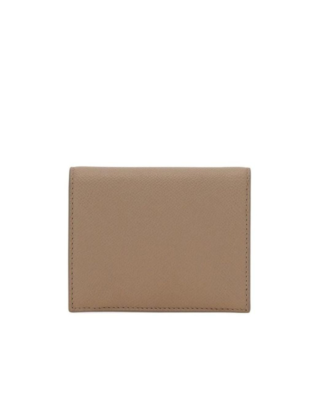 Ferragamo Natural Gancini Compact Wallet