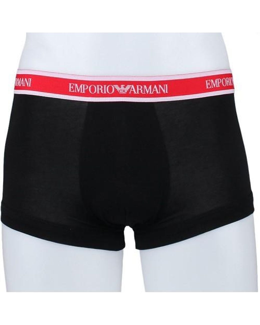 Emporio Armani Black Logo Underwear for men