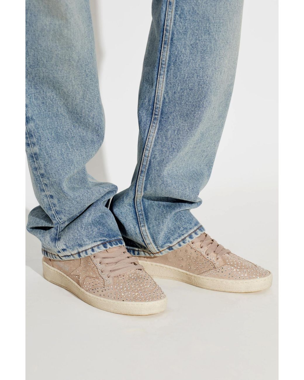 Golden Goose Deluxe Brand Brown 'Ball Star' Sports Shoes