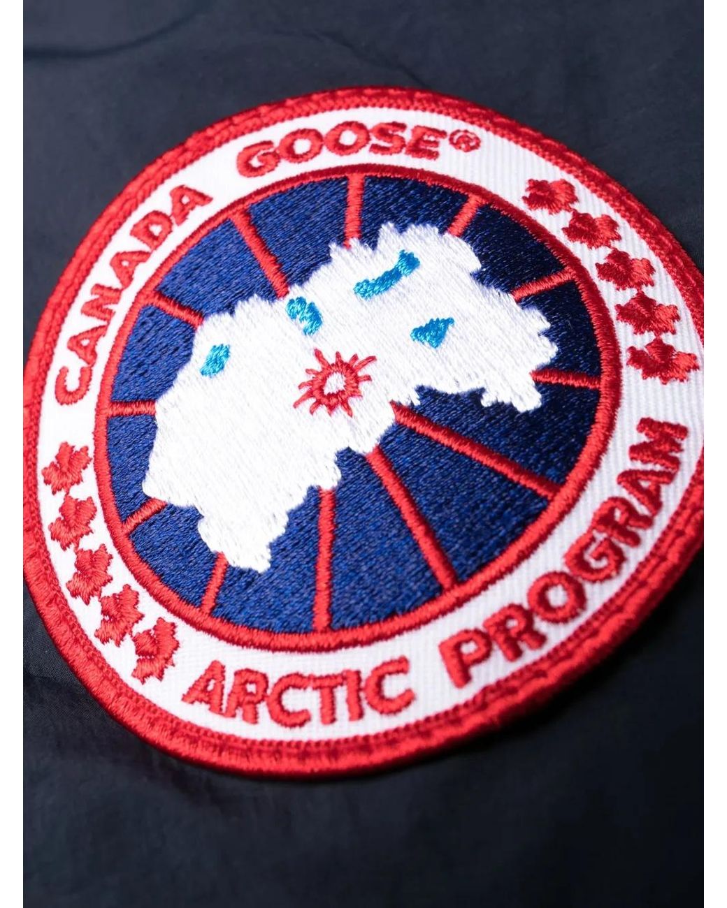 Canada Goose Blue Lawrence Zip-Up Padded Parka for men