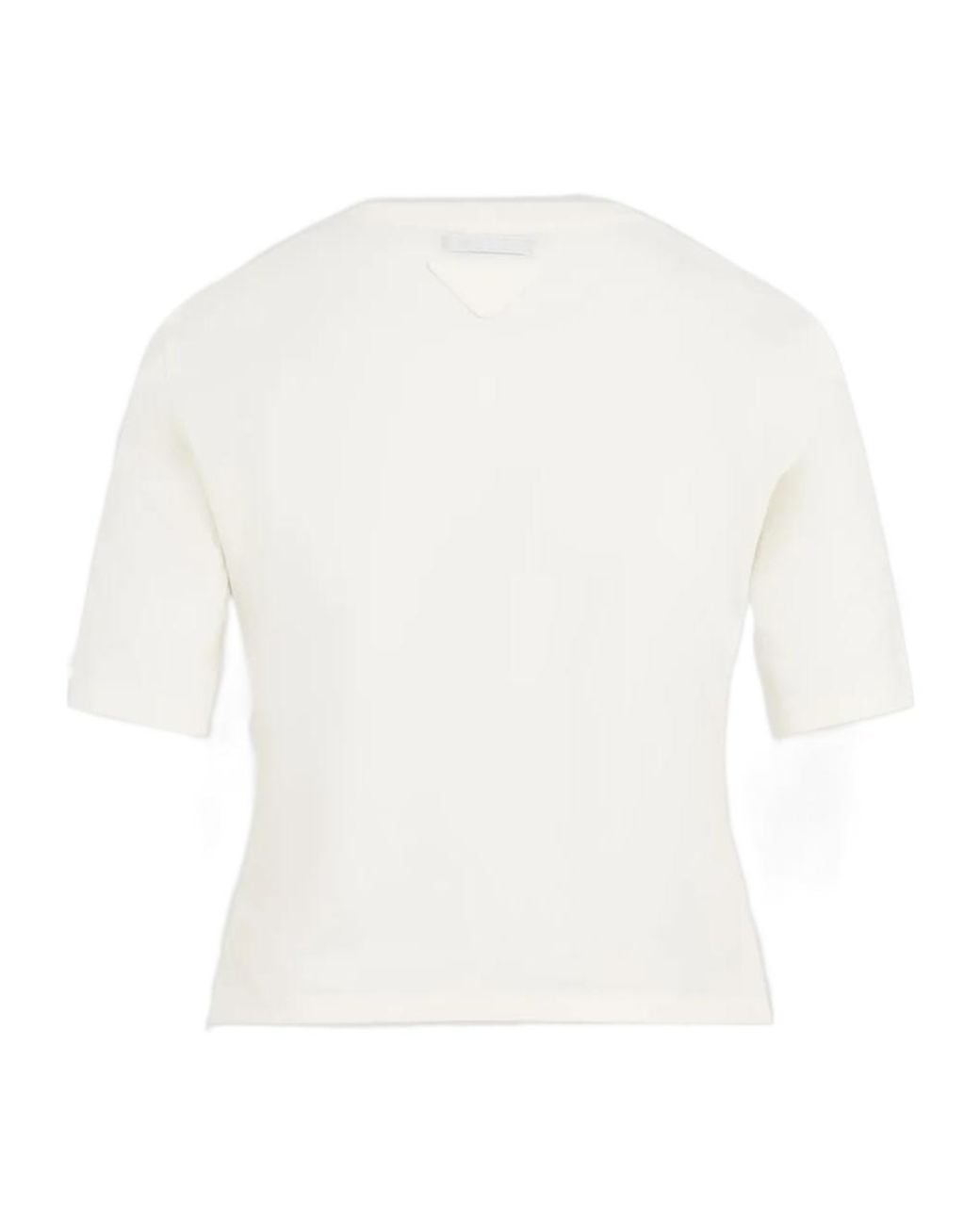 Prada White Giracollo